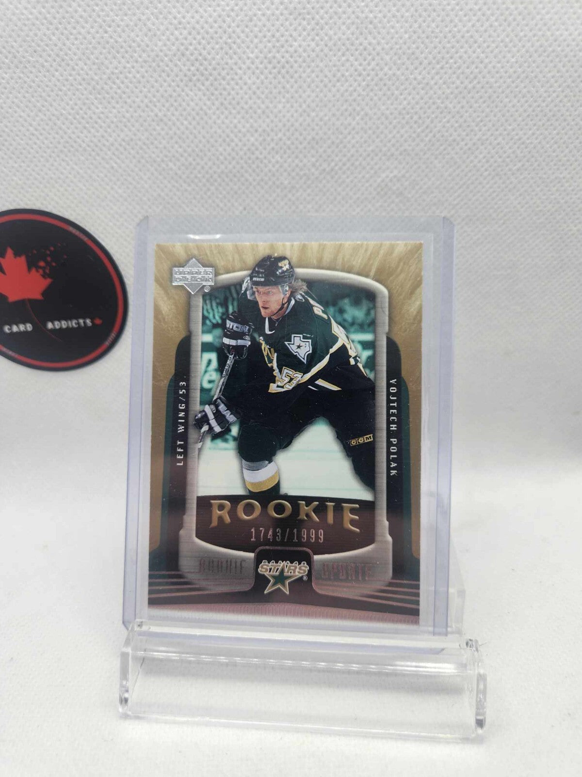 2005-06 Upper Deck Rookie Update Vojtech Polak Rookie /1999 Dallas Stars #128