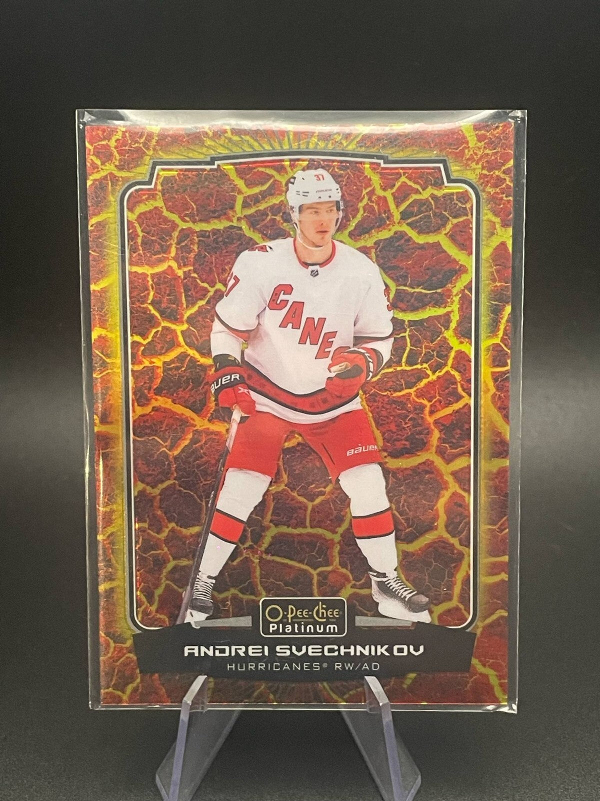 Andrei Svechnikov 2022-23 O-Pee-Chee Platinum Hot Magma #35 Card