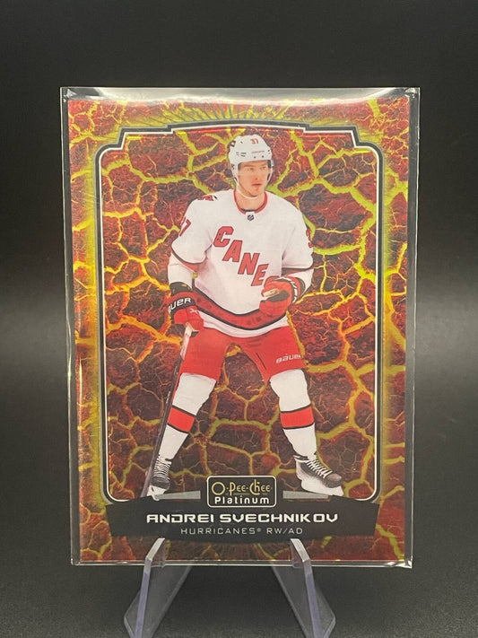 Andrei Svechnikov 2022-23 O-Pee-Chee Platinum Hot Magma #35 Card