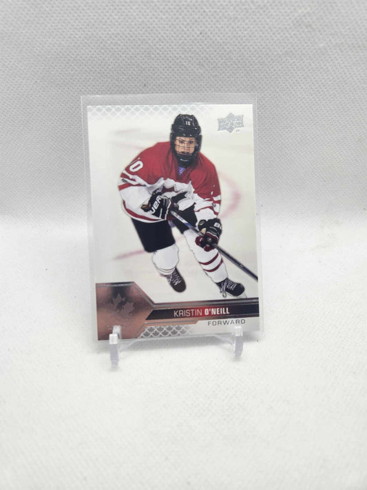 2022-23 Upper Deck Team Canada Juniors Kristin O’Neill #63 .