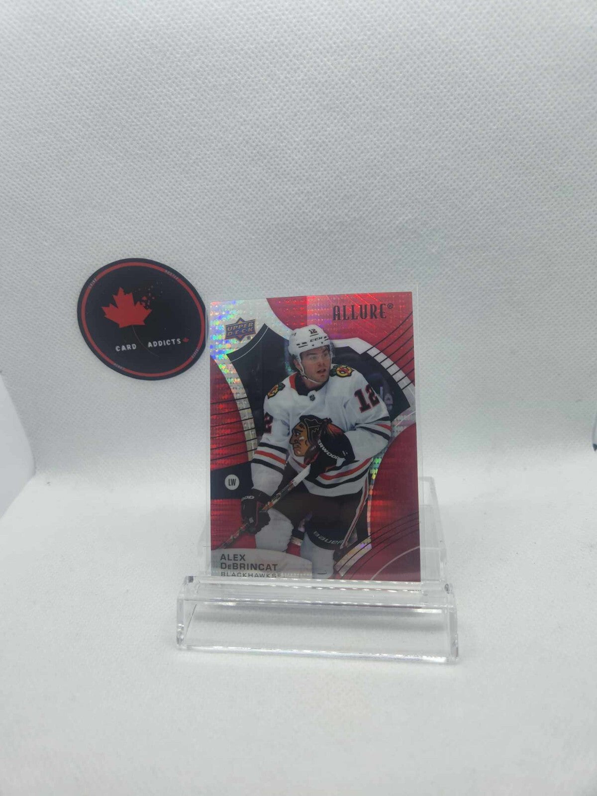 2021-22 UD - Allure - Alex DeBrincat 66 Red Rainbow