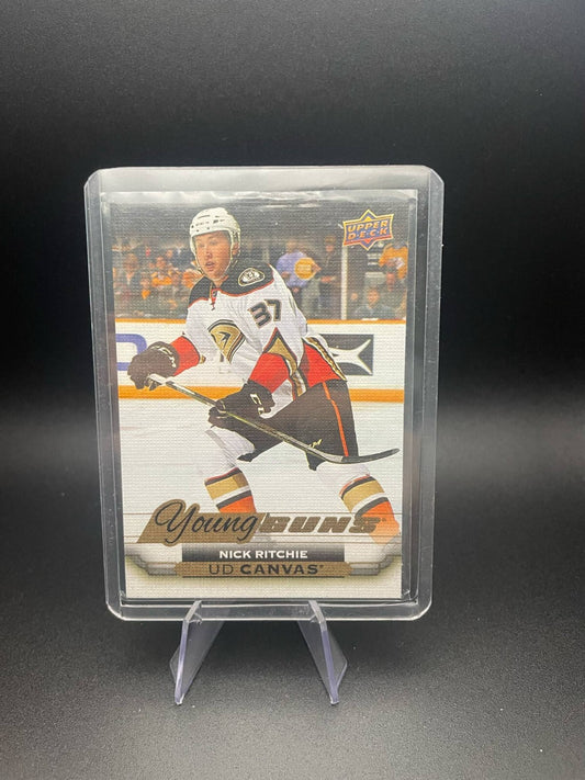 Nick Ritchie 15/16 Upper Deck "CANVAS" Young Guns ROOKIE ......Ducks
