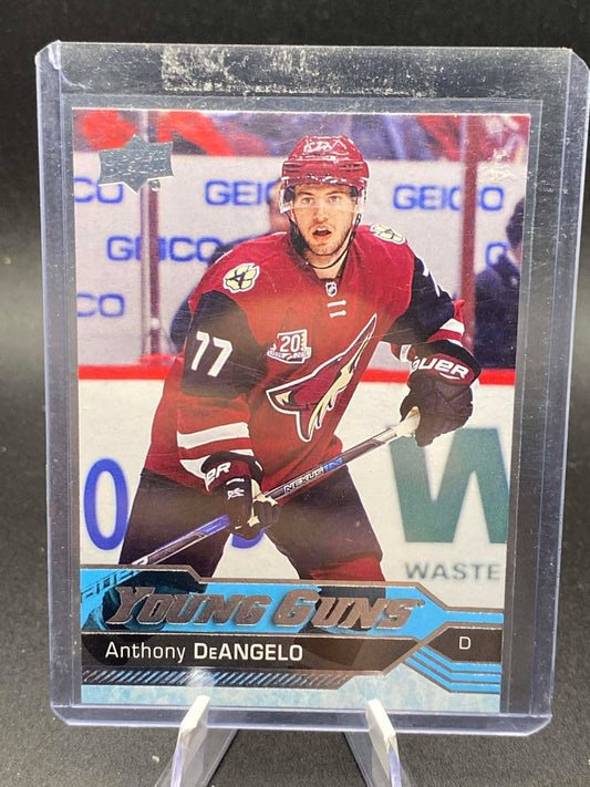 Anthony DeAngelo - 2016-17 Upper Deck Series 2 Young Guns Rookie Card #463