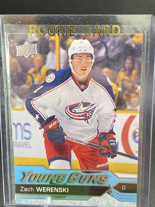 2016-17 Upper Deck Zach Werenski Young Guns #224 Rookie Card RC