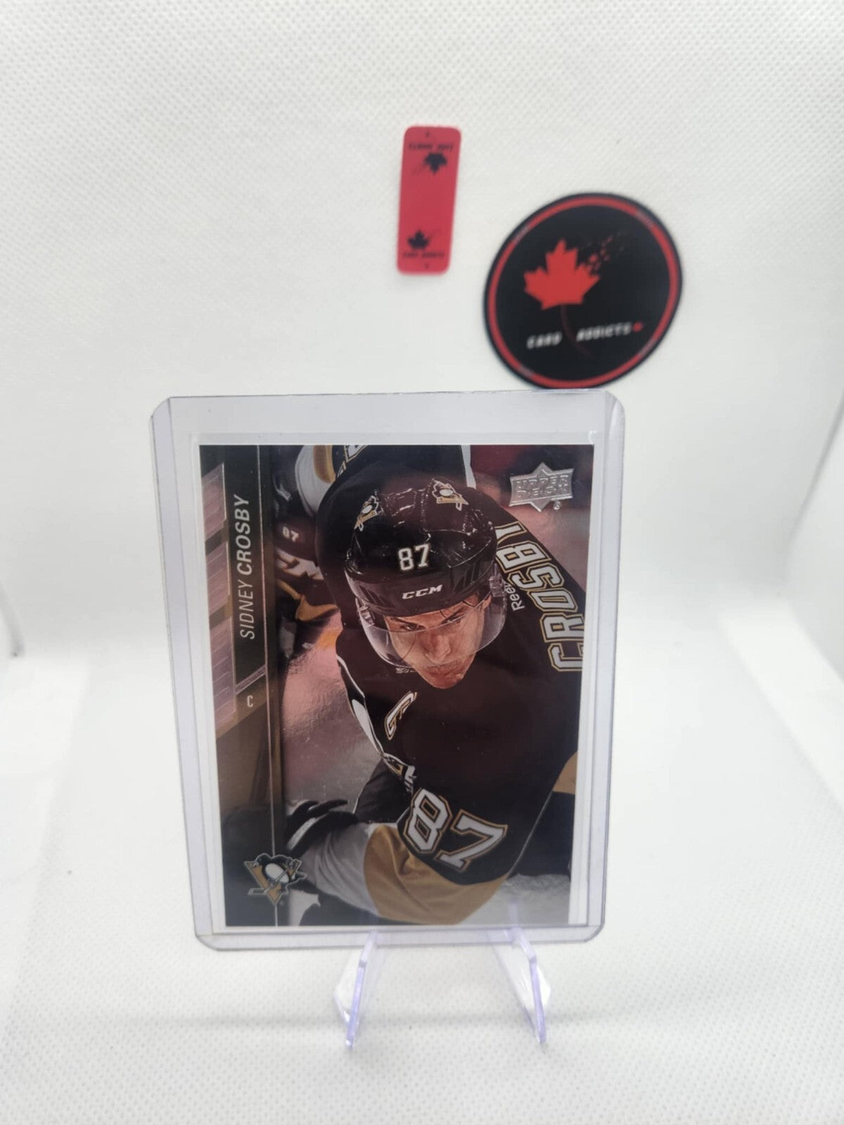 15/16 2015 UD SERIES 2 SIDNEY CROSBY #398 BASE SILVER FOIL PITTSBURGH PENGUINS