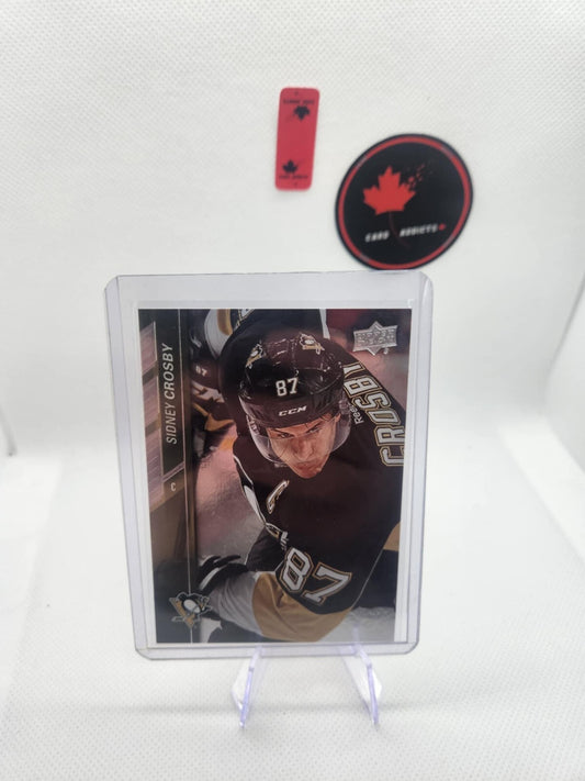 15/16 2015 UD SERIES 2 SIDNEY CROSBY #398 BASE SILVER FOIL PITTSBURGH PENGUINS