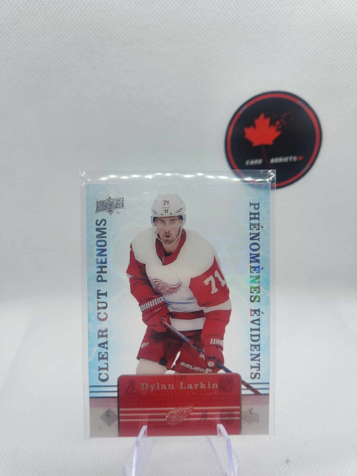 2019-20 Tim Hortons Clear Cut Phenoms DYLAN LARKIN #CC-7 Upper Deck