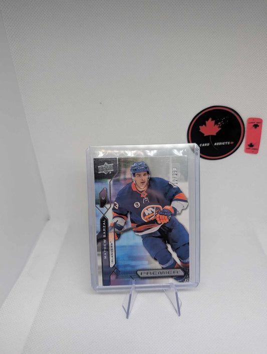 Mathew Barzal 2021-22 UD Premier Base Card /299