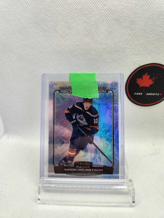Simon Holmstrom 22-23 O-PEE-CHEE Platinum Marquee Rookie #270 Arctric Freeze /99