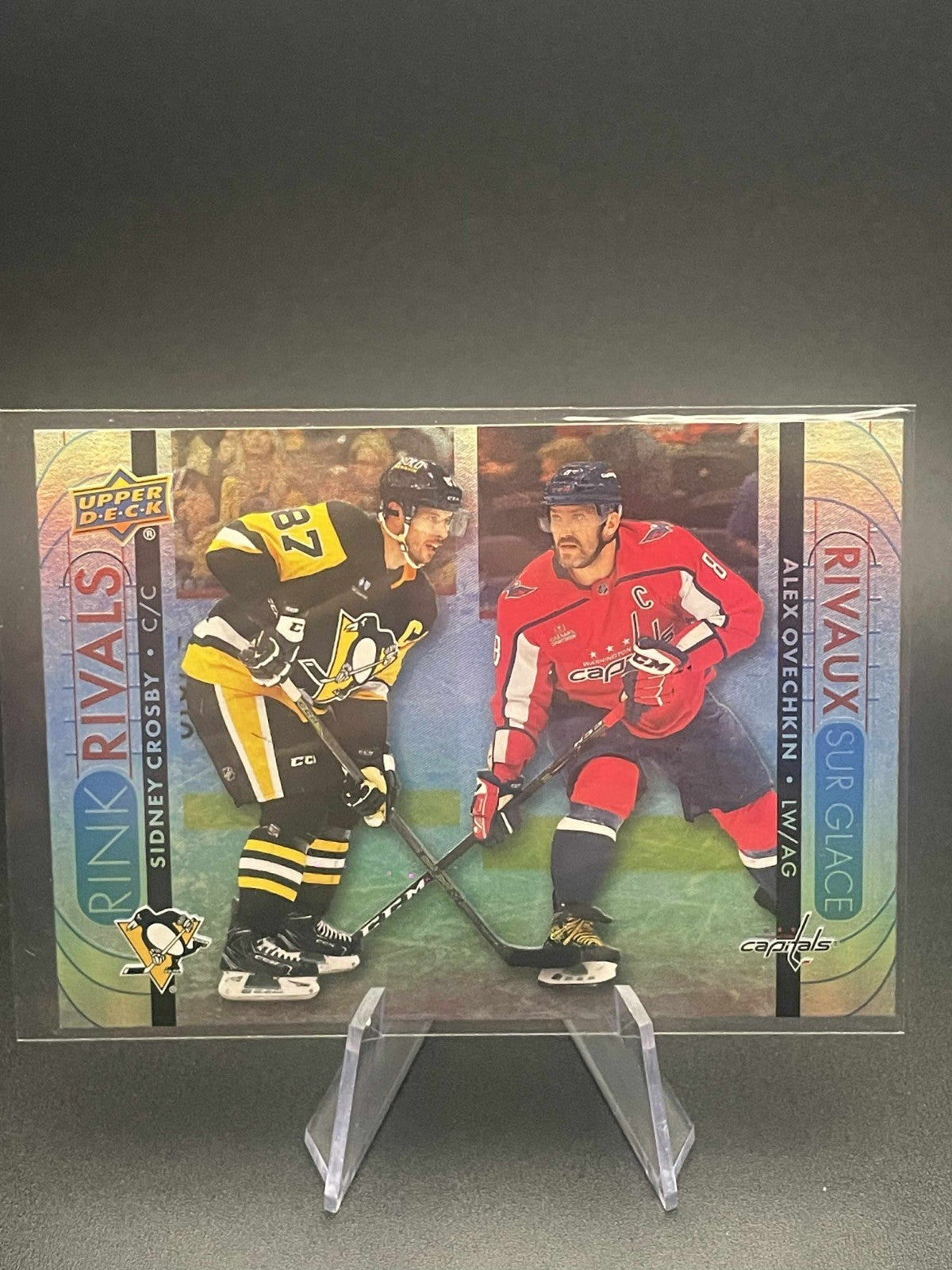 2023-24 TIM HORTONS COLLECTOR'S SERIES " RINK RIVALS " S.CROSBY & A. OVECHKIN