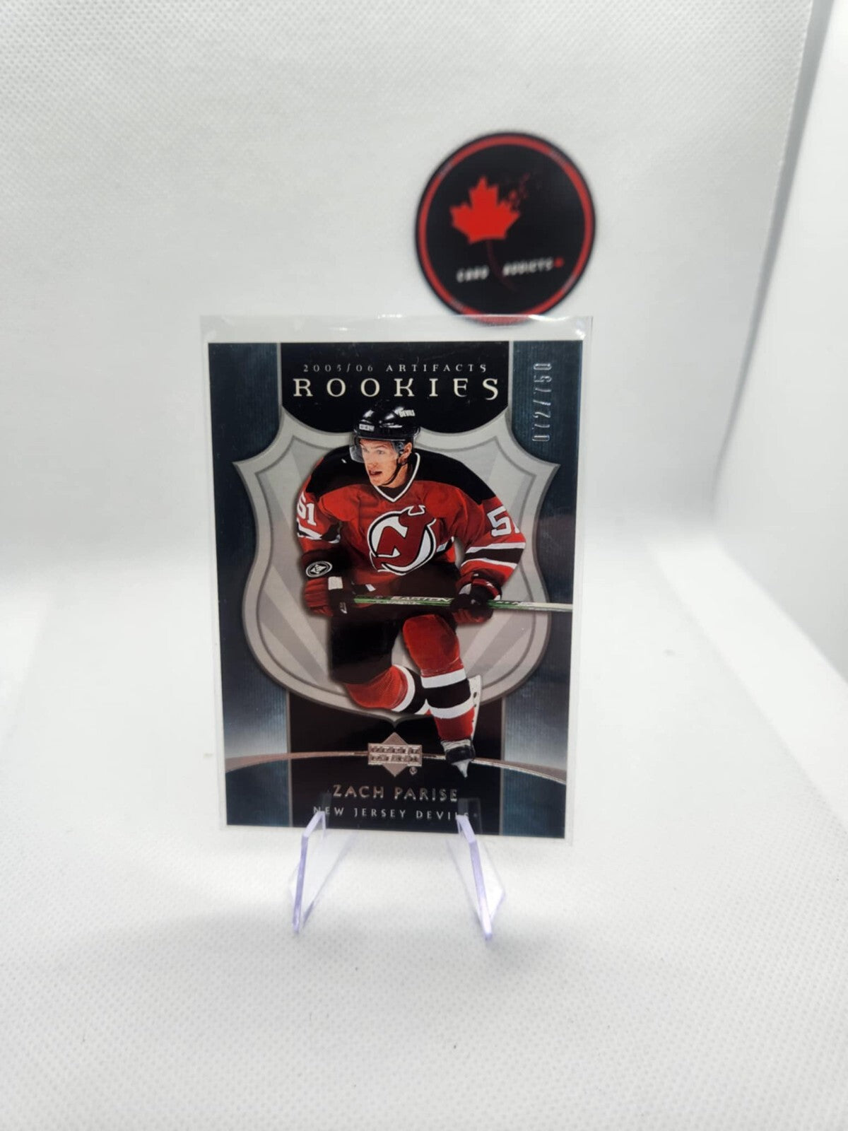 2005 UD Artifacts Zach Parise Rookie /750