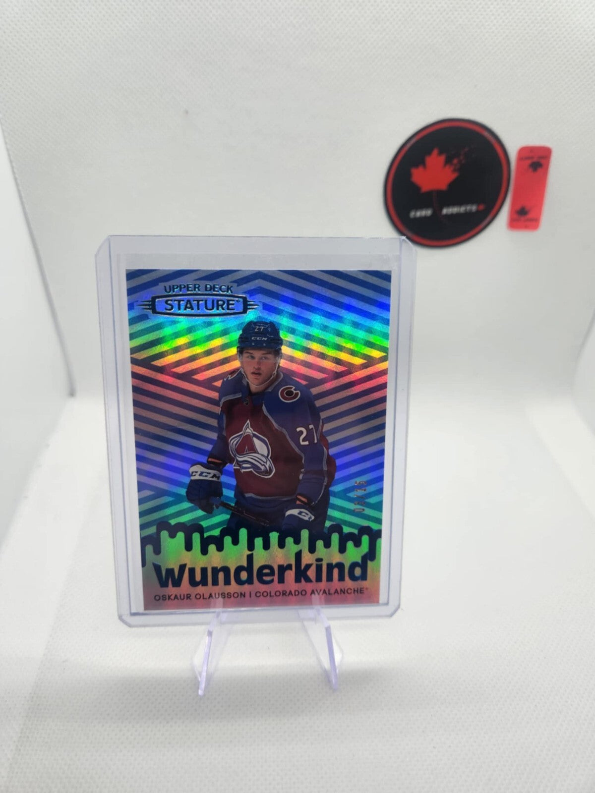 2022-23 Upper Deck Stature Wunderkind Oskaur Olausson /15 RARE
