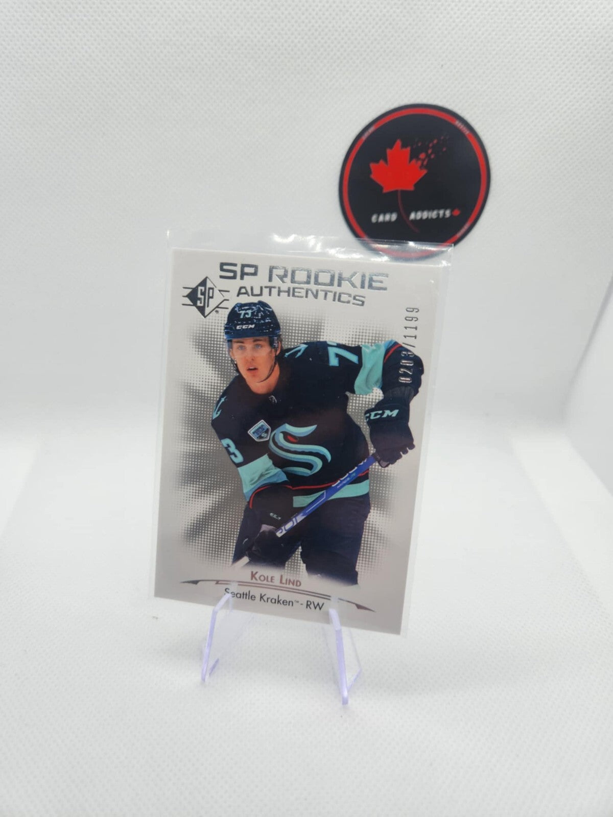 2021/22 Upper Deck SP Rookie Authentics Kole Lind Rc #105 /1199