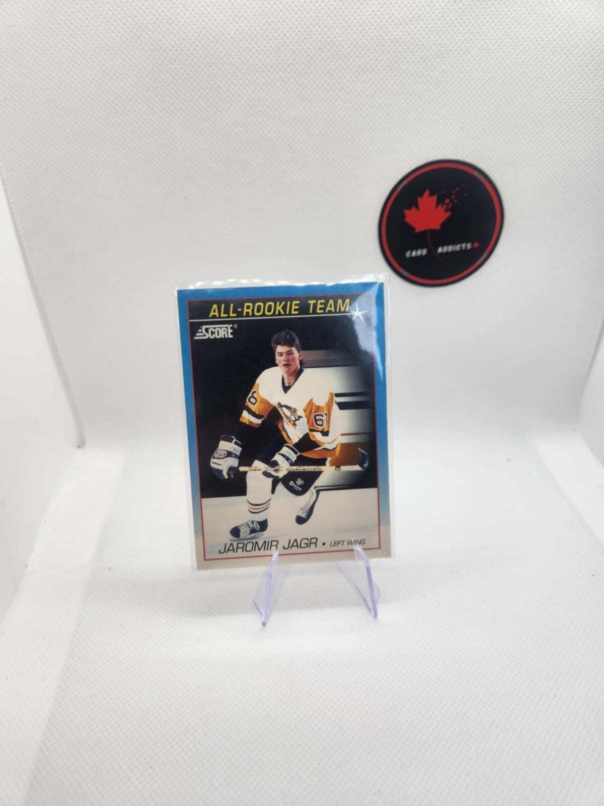 1991 Jaromir Jagr #381 Score Canadian All-Rookie Team - Penguins