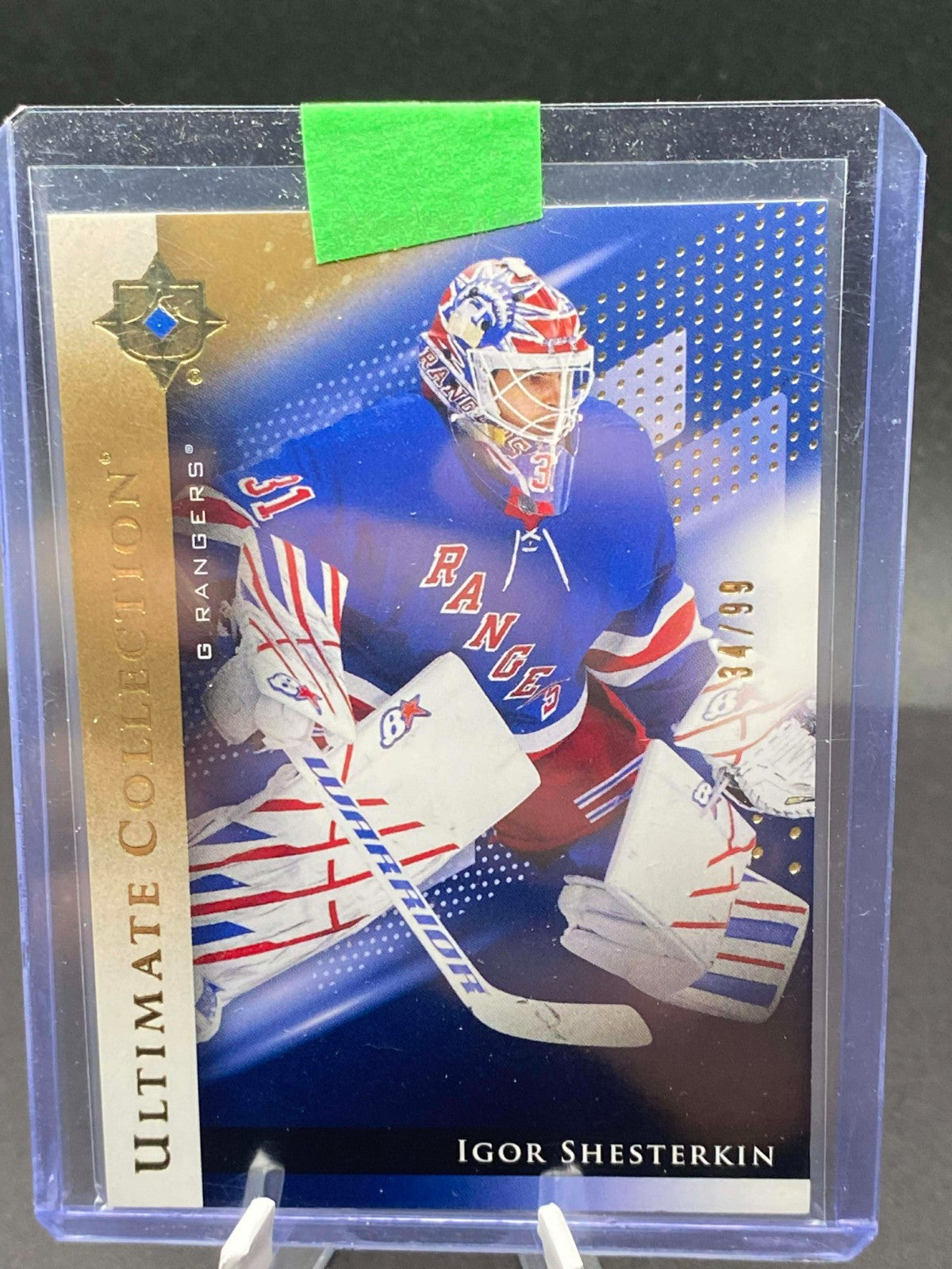 2025-26 Upper Deck Ultimate Collection Igor Shesterkin /99 New York Rangers