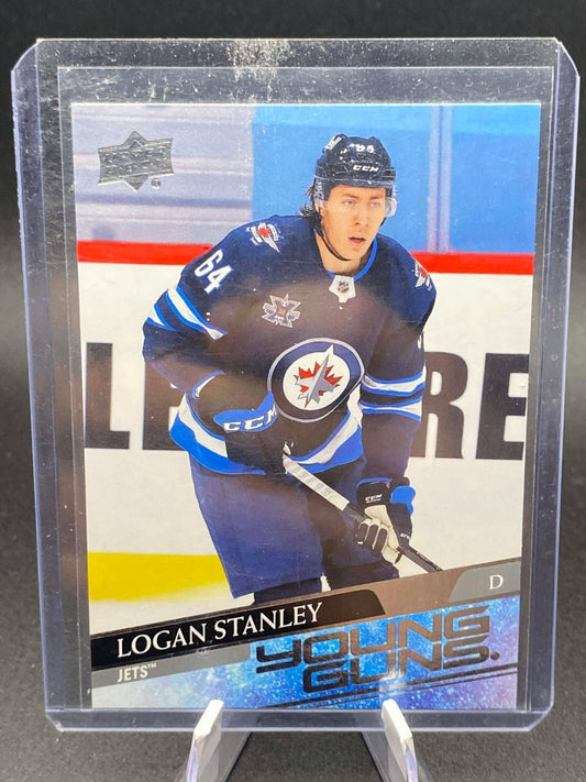 2020-21 Upper Deck Extended Series Young Guns Logan Stanley YG RC Card# 703 Jets