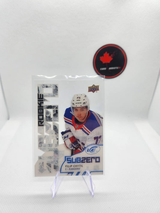 2017-18 Upper Deck Ice Sub Zero Rookie #SZ71 Filip Chytil New York Rangers
