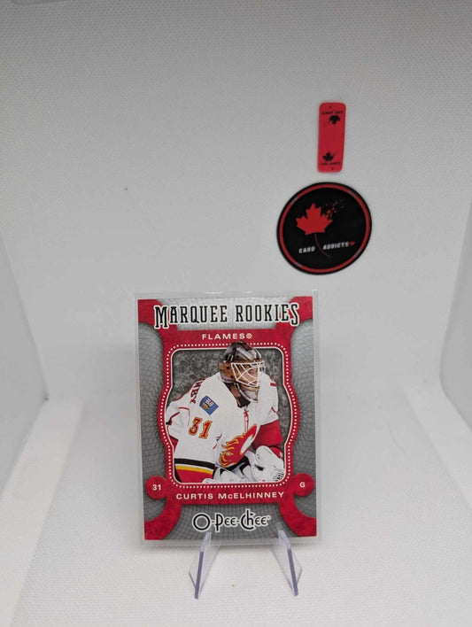 2007-08 O-Pee-Chee MARQUEE ROOKIE Curtis McElhinney Rookie Calgary Flames #514