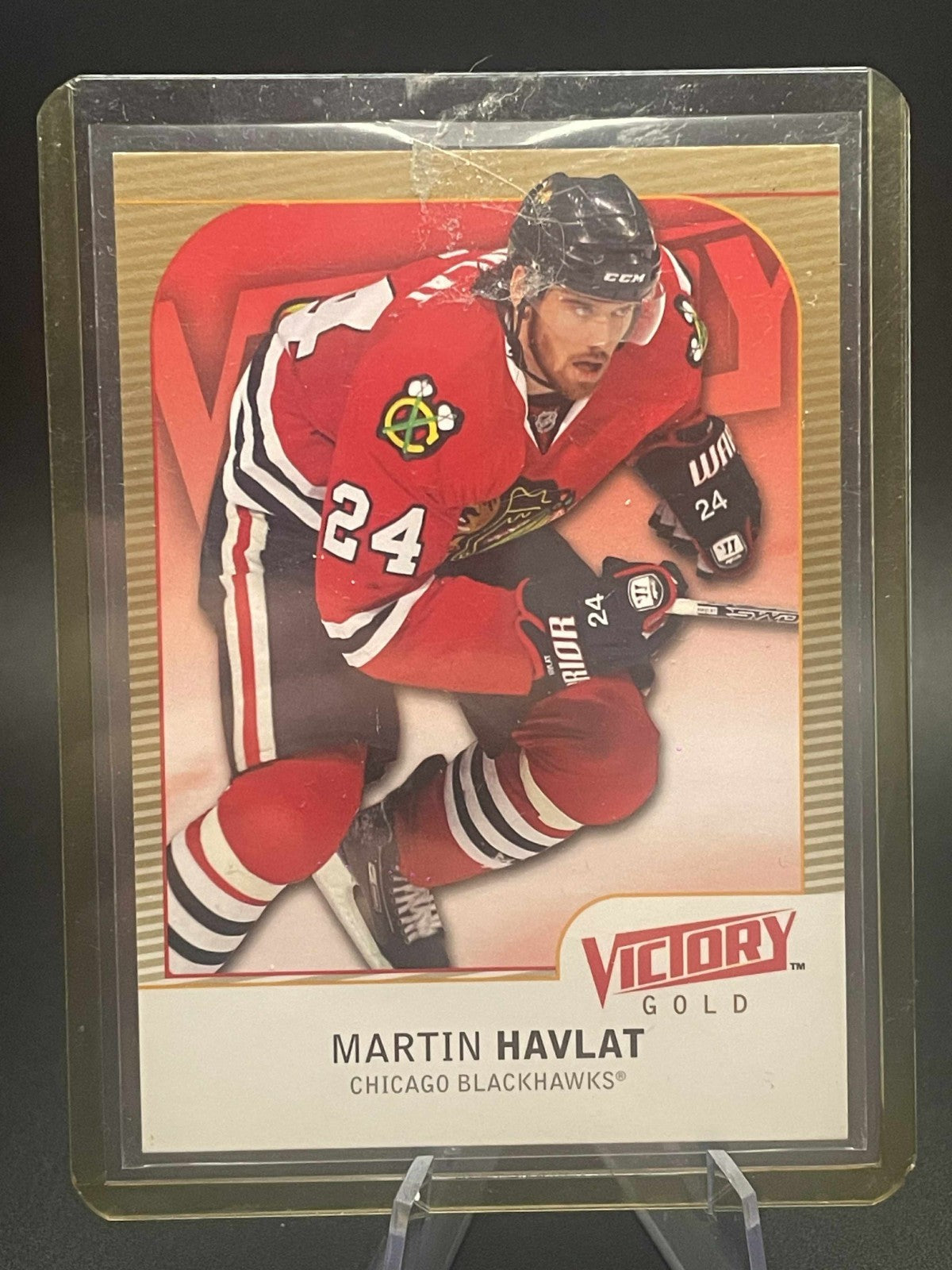 2009-10 Upper Deck Victory Gold Martin Havlat Chicago Blackhawks #43 REF I