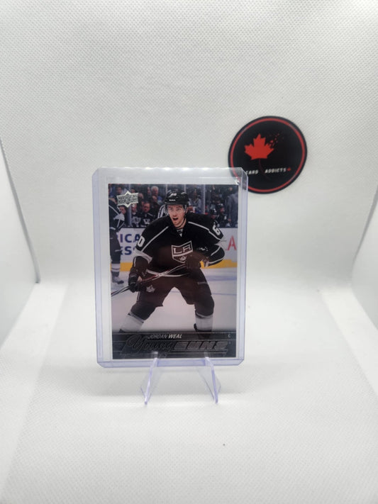 Jordan Weal - 2015-16 Upper Deck Series 1 Young Guns Rookie Card #202
