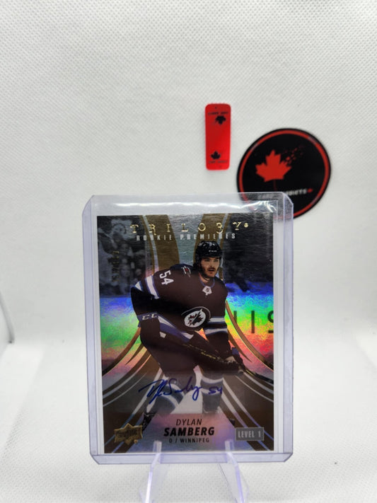 2022-23 UD Trilogy auto Level 1 Dylan Samberg /449 #124