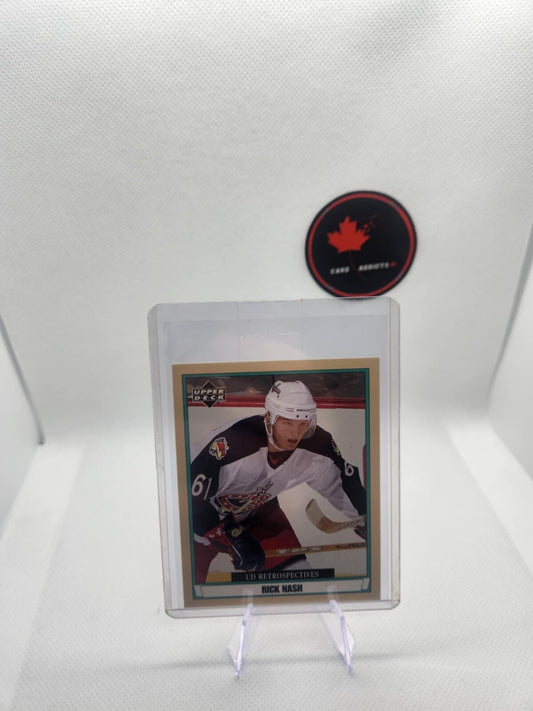 Rick Nash 2002-03 Upper Deck Artistic Impressions UD Retrospectives ROOKIE