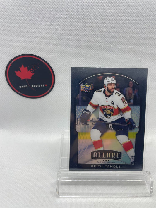 2020-21 Upper Deck Allure Keith Yandle Black Rainbow - Florida Panthers