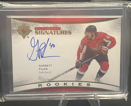 2021-22 Upper Deck Ultimate Collection Signatures Rookies Garrett Pilon Auto1