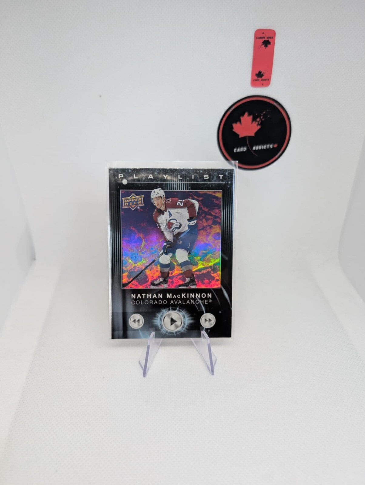 Nathan MacKinnon 2024-25 Upper Deck Series 2 Playlist PL-1 Colorado Avalanche
