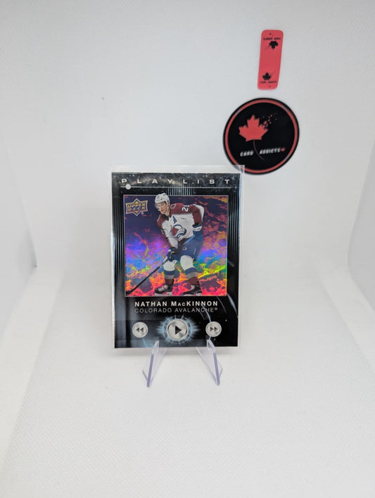 Nathan MacKinnon 2024-25 Upper Deck Series 2 Playlist PL-1 Colorado Avalanche