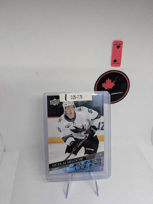 Nicolas Meloche 2020/21 UD Series 2 "JEUNES LOUPS" Young Guns French Rookie #463