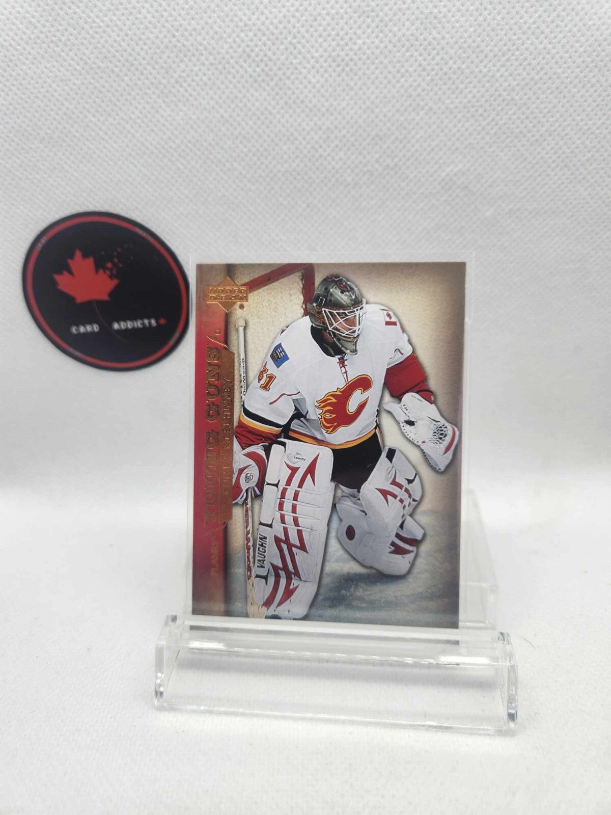 2007-08 Upper Deck Series 1 Young Guns YG Curtis McElhinney Rookie RC Card# 209