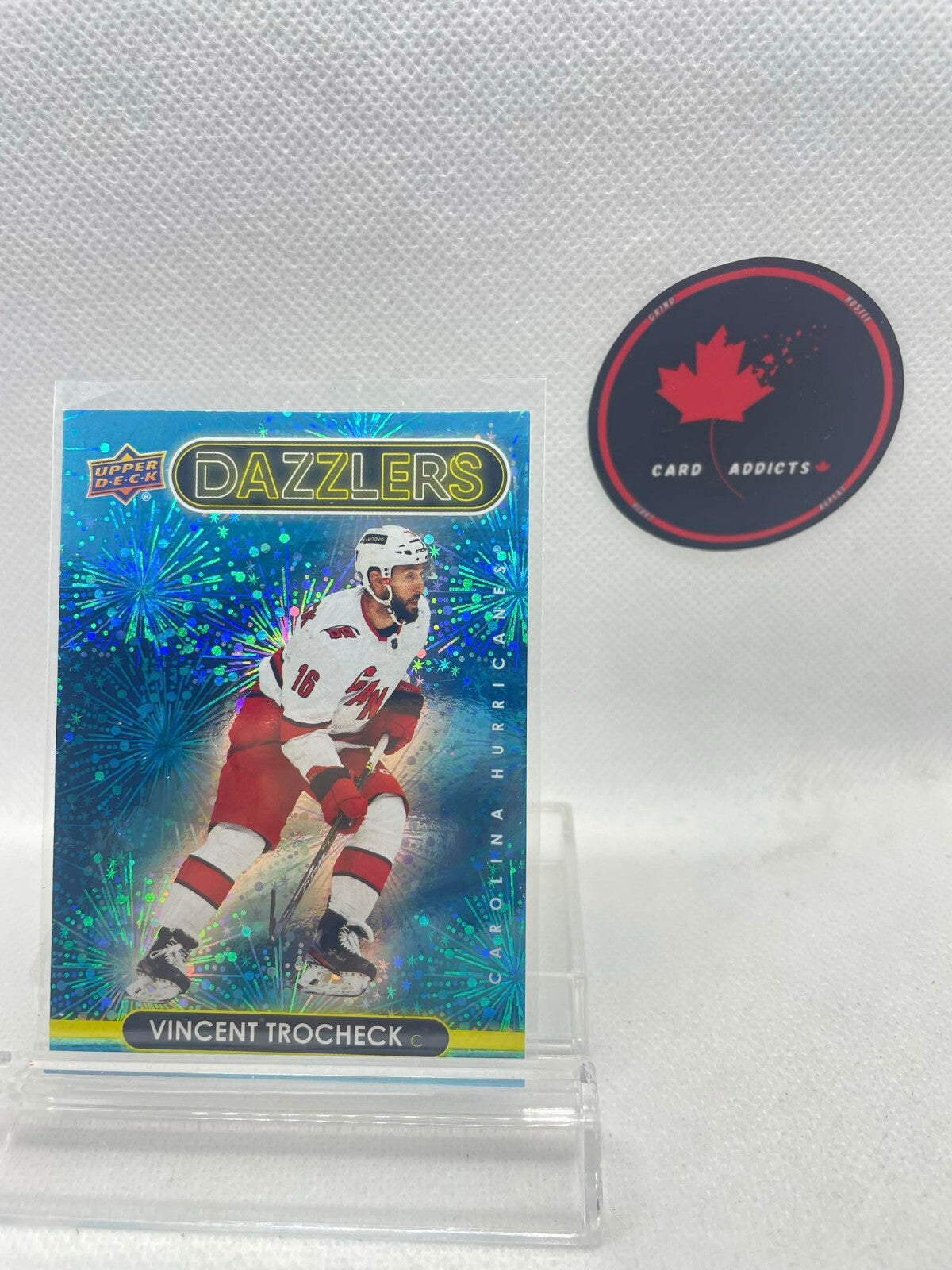 Vincent Trocheck 2021-22 Upper Deck Dazzlers Blue