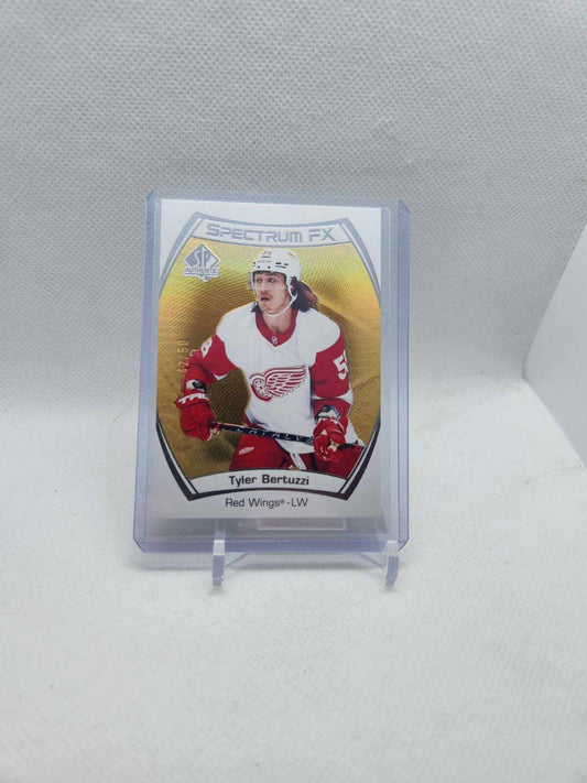 2021-22 Tyler Bertuzzi SP Authentic Future Watch Spectrum GOLD  /50