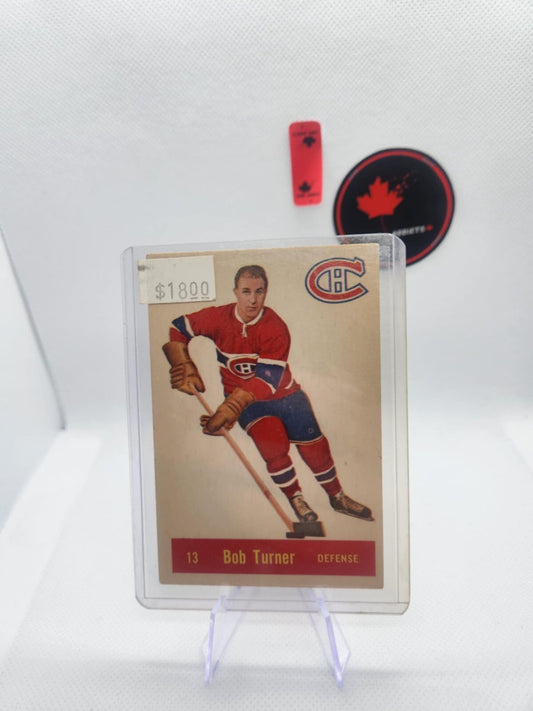 1957-58 Parkhurst #M13 Bob Turner Good Shape