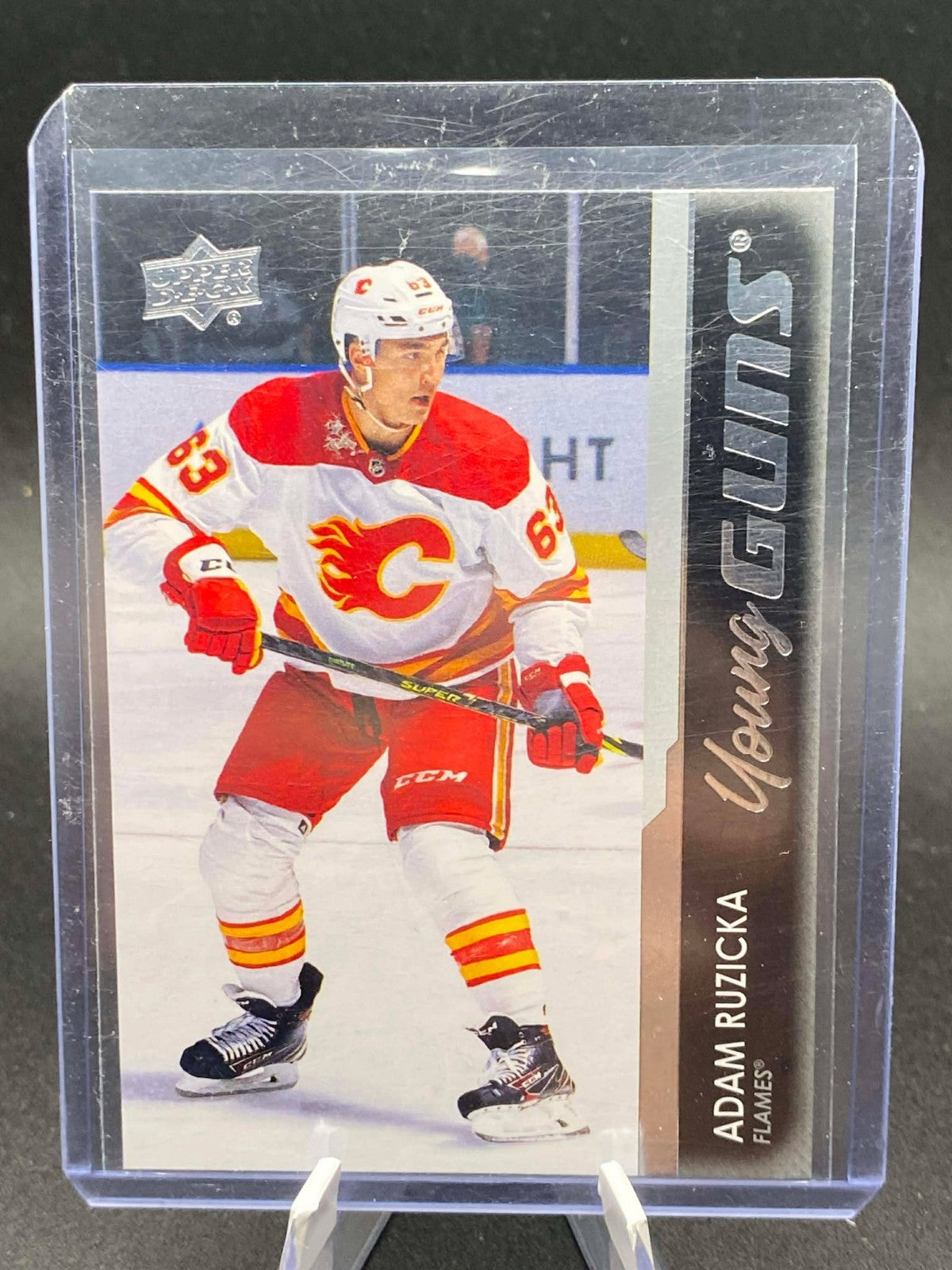 2021-22 Upper Deck Series 2 Adam Ruzicka Young Guns #465 Calgary Flames