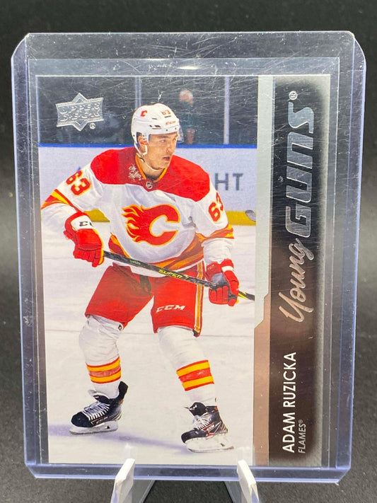 2021-22 Upper Deck Series 2 Adam Ruzicka Young Guns #465 Calgary Flames