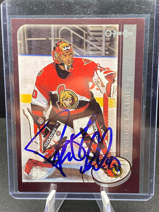 2002-03 O-Pee-Chee Patrick Lalime #61 Auto
