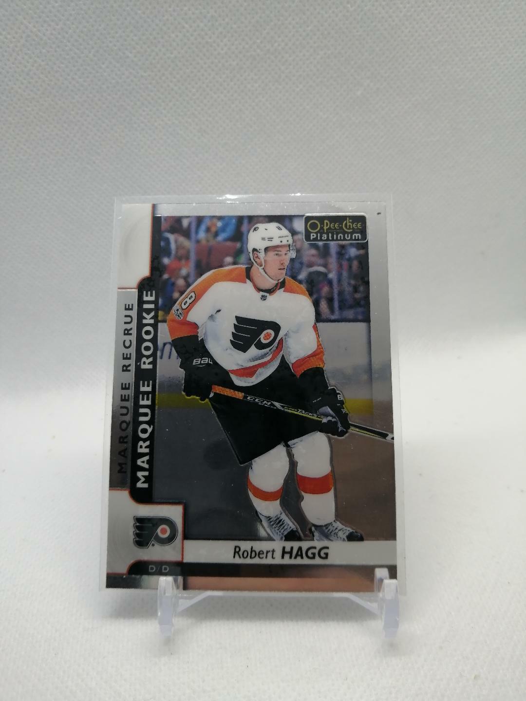 2017-18 O-Pee-Chee Platinum Marquee Rookie Robert Hagg Rookie #157