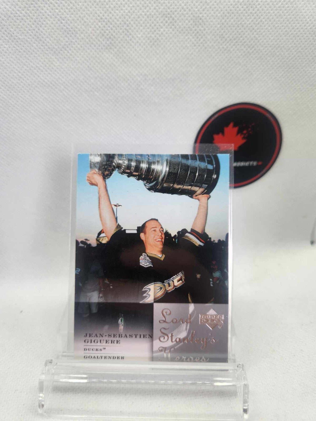 2007-08 Upper Deck Lord Stanley's Heroes Jean-Sebastien Giguere