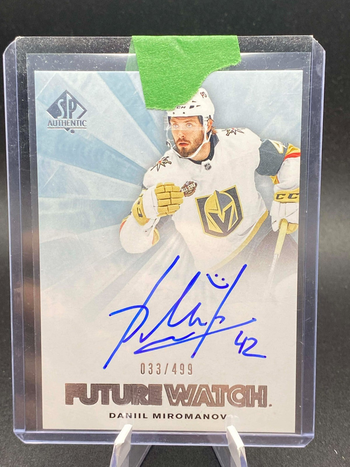 2021-22 SP Authentic Retro Future Watch Auto Daniil Miromanov /499