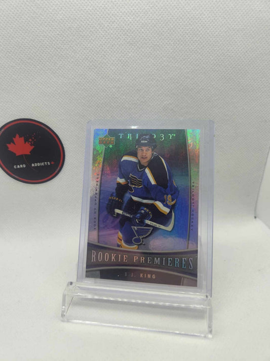 D.J. KING "ROOKIE PREMIERES RC /999" UD TRILOGY 06/07
