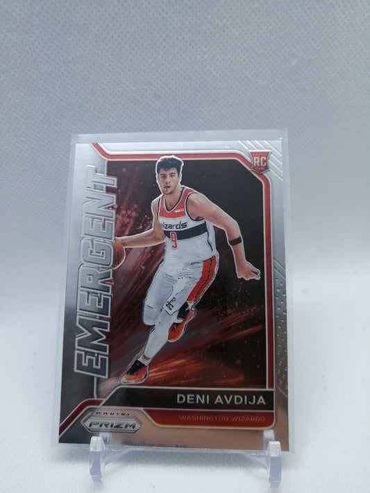 Deni Avdija 2020-21 Panini Prizm Emergent Insert Rookie RC #27 Wizards PWE