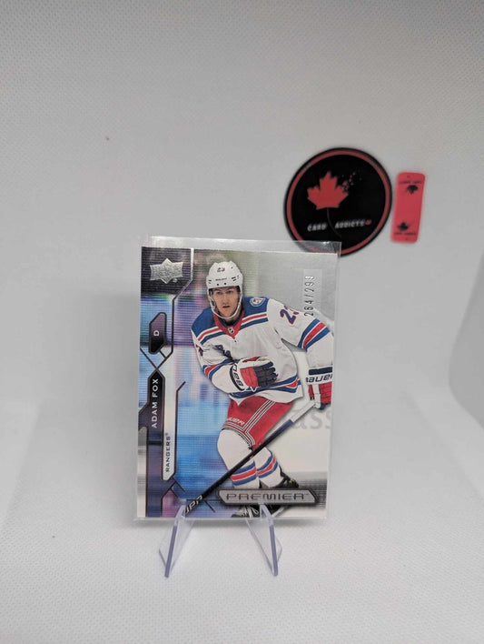 2021-22 UD Premier Adam Fox /299 #48 New York Rangers