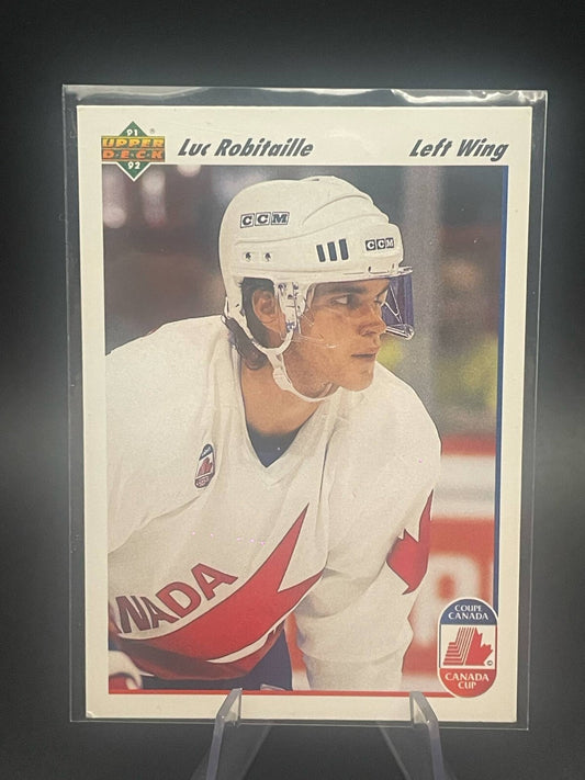 1991-92 Upper Deck Luc Robitaille Canada Cup Team Canada #507 HOF