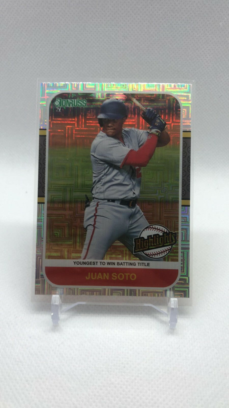 2021 Donruss Highlights Vector #3 Juan Soto MINT