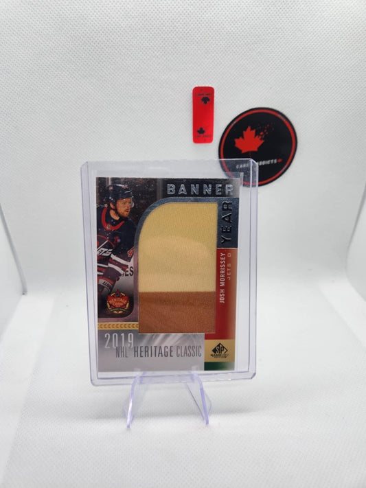 20/21 SP GAME USED BANNER YEAR #HC20-JM JOSH MORRISSEY