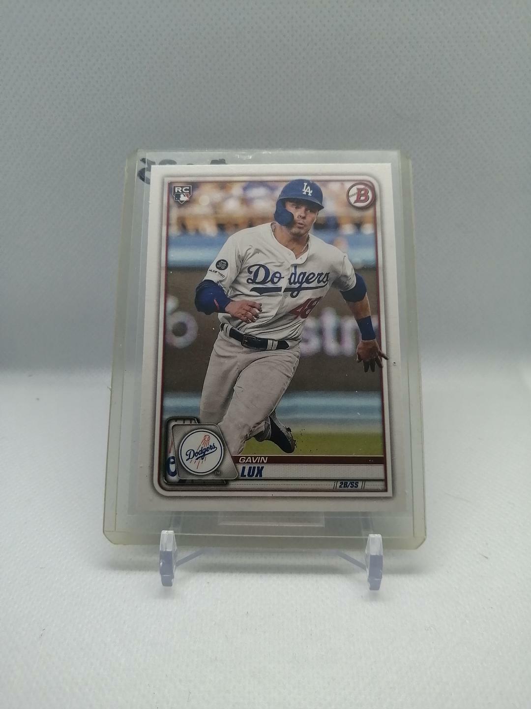 2020 Bowman RC #71 Gavin Lux Rookie Los Angeles Dodgers