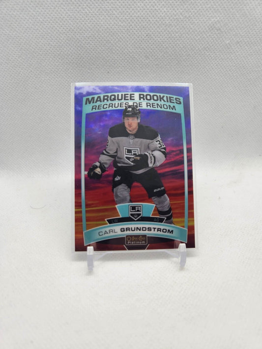 2019-20 Upper Deck OPC Platinum Marquee Rookies Sunset CARL GRUNDSTROM 179 UD RC