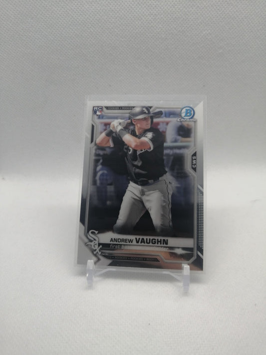 ANDREW VAUGHN : MLB - 2021 - BOWMAN CHROME ROOKIE - CARD No # 5